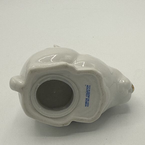 Vintage Winrose Collection Floral Long Ear Bunny Rabbit Bank Small 4.5”x4” - Picture 9 of 15